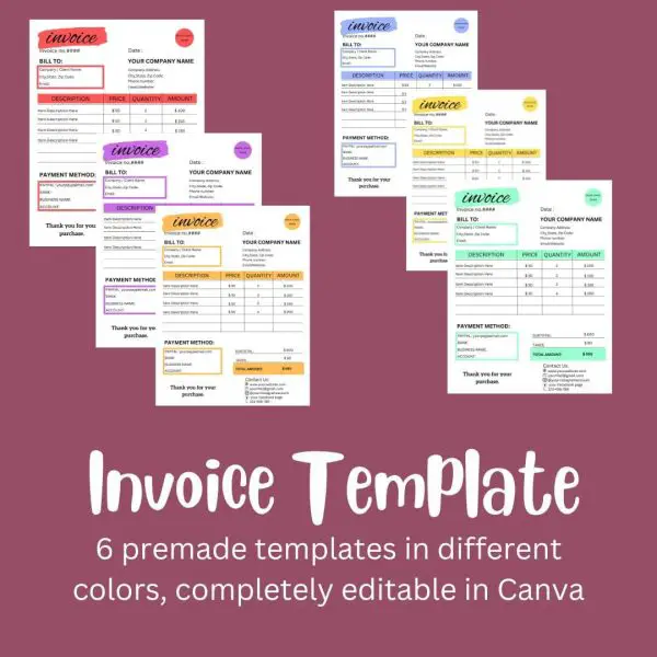 editale invoice templates