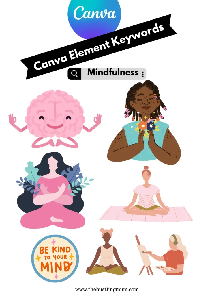 canva elements for self care